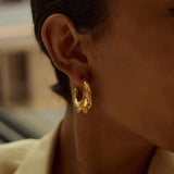 Crescent Glow Earring