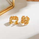 Golden Laurel Ring