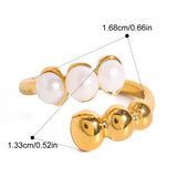 Lustre Pearl Duo Ring