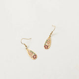 Mosaic Bloom Drop Earrings