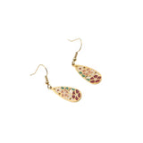 Mosaic Bloom Drop Earrings