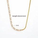 The Serpentine Tennis Necklace