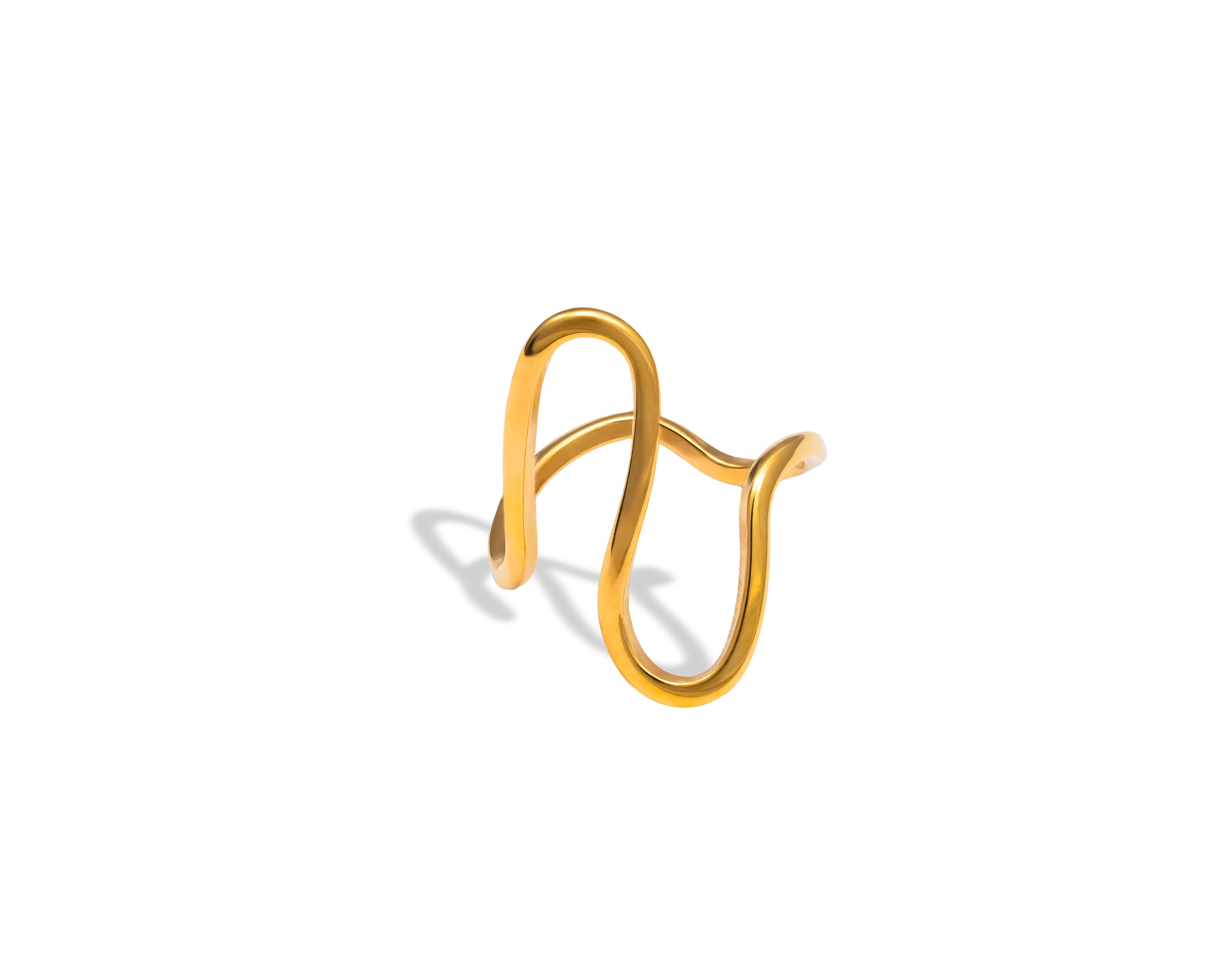 Curved Serenity Ring
