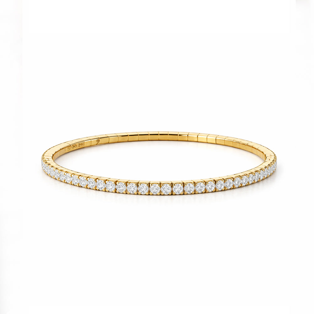 Gold plated tennis bracelet – Diwali jewellery gift idea from Sorele
