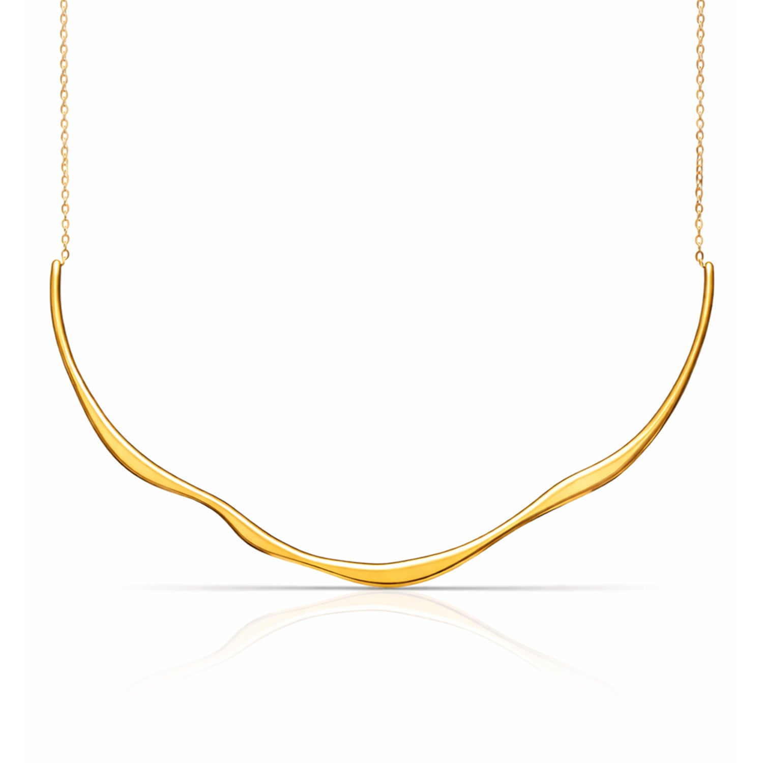 18K gold plated necklace on stainless steel by Sorele
