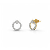 Lumière Halo Diamond Studs