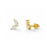 Luna Marquise Diamond Studs