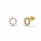 Celeste Bloom Diamond Studs