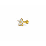 Celeste Bloom Diamond Stud