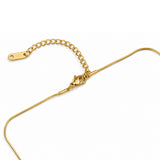 Serene Arc Gold Plated Necklace