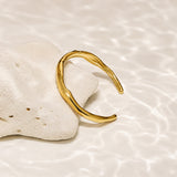 Flowing Aura Gold Plated Bracelet
