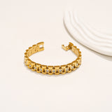 Glittering Orbit Watch Gold Plated Bracelet