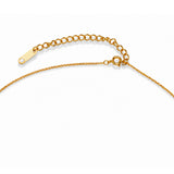 Pearl Drape Gold Plated Necklace