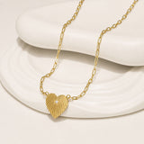 Heart Rejuvenation Gold Plated Necklace