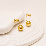 Golden Drop Gold Plated Earrings