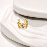 Luxe Gold Plated Rhythm EarCuff