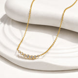 Crystal Gold-Plated Eloisa Necklace