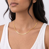 Sunray Strand Gold Plated Necklace