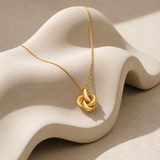 Nature's Knot Gold Plated Necklace