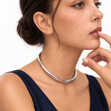 Aura of Arc Gold Plated Statement Necklace