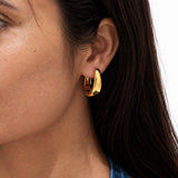 Vero Gold Plated Hoops
