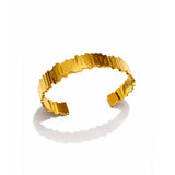 Aurora Edge Gold Cuff Bracelet