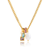 Heirloom Charm Pearl Necklace