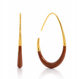 Oval Gold Hoops