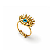 Evil Eye Crown Ring