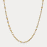 Nova Diamond Gold Plated Tennis Necklace