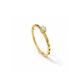 Vine Gold Plated Diamond Ring