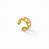 Honey Curl Gold-Plated Earcuffs