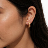 Rosé Gold-Plated Glow Hoops