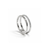 Radiant Duo Gold Plated Ring