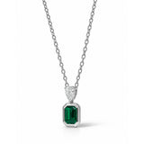 Silver Dazzle Diamond Necklace