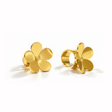 Daisy Gold Plated Earcuff