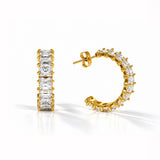 Celine Gold Plated Micro Diamond Earring
