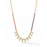 Starlit Diamond Gold Plated Necklace