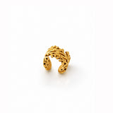 Golden Laurel Ring
