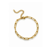 Serena Paperclip Gold Plated Bracelet