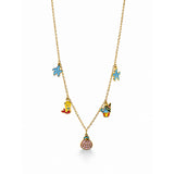 Starlight Charm Gold Plated Necklace