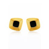 Black Frame earring