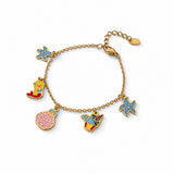 Starlight Charm Gold Plated Bracelet