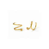 The Vortex Gold Plated Stud