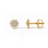 Aurelia Diamond Cluster Earrings