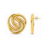 Spiral Stud Earrings