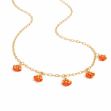 Tangerine Citrus Daisy Set