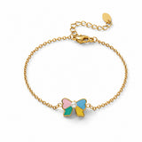 Pixie Bow Gold Plated Bracelet