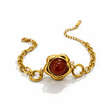Ruby Bloom Bracelet