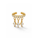 Crystal Cascade Ear Cuff